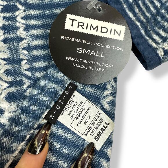 New with tags TRIMDIN Artisan crafted reversible tie-dye jacket - Picture 6 of 17